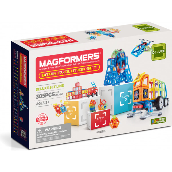 

Конструктор магнитный Magformers Эволюция интеллекта, 317 эл. (710013)