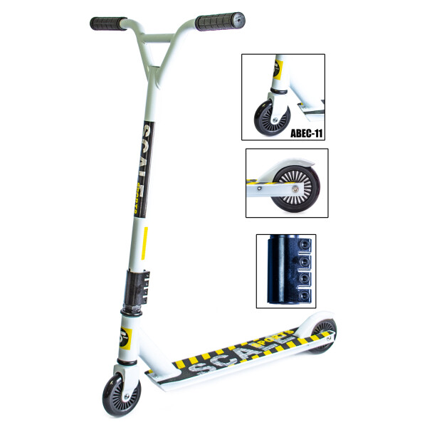 

Трюковый самокат Scale Sports Белый