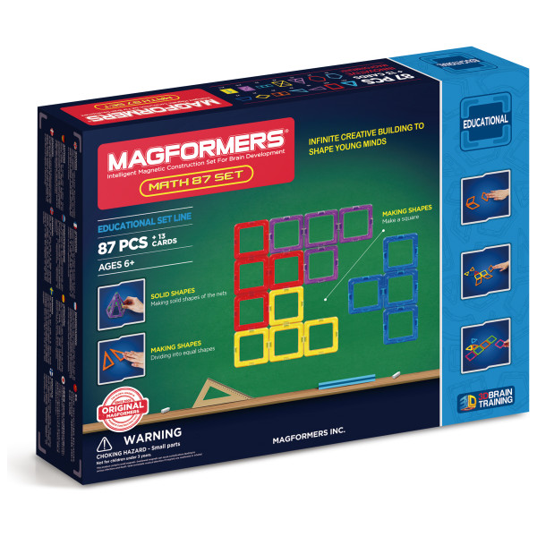 

Конструктор магнитный Magformers Увлекательная математика, 87 эл. (711002)