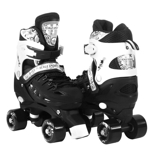 

Детские раздвижные ролики-квады Scale Sports 34 - 38 Черный