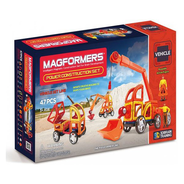 

Конструктор магнитный Magformers Строительная техника, 47 эл. (707002)