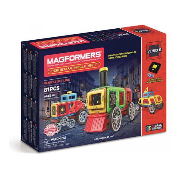 

Конструктор магнитный Magformers Средства передвижения, 81 эл. (707011)