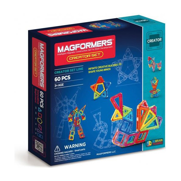 

Конструктор магнитный Magformers Создатель, 60 эл.(703006)