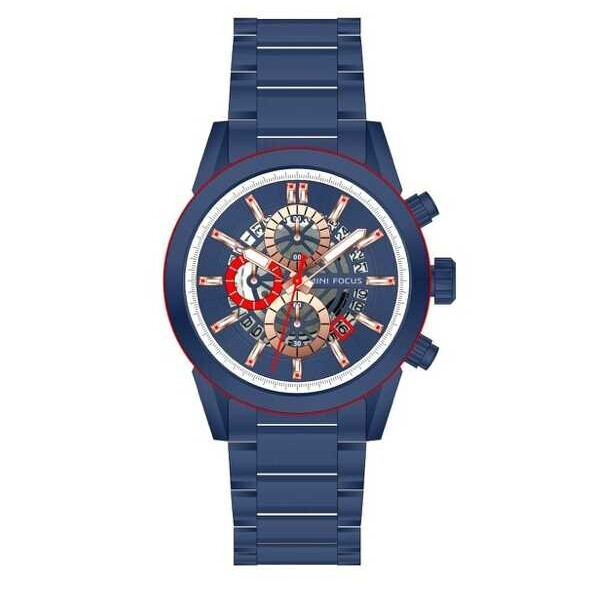 

Мужские наручные часы (MF0285G All Blue) Mini Focus 47 мм Синий