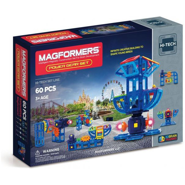 

Конструктор магнитный Magformers Сила механизмов, 60 эл. (709002)