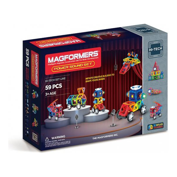 

Конструктор магнитный Magformers Сила звука, 59 эл. (709003)