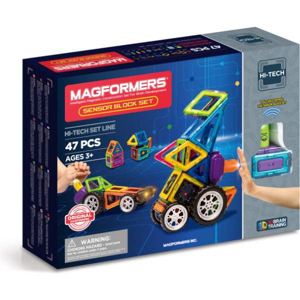 

Конструктор магнитный Magformers Сенсорный блок, 47 эл. (709009)