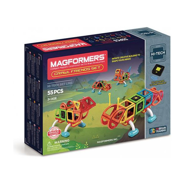 

Конструктор магнитный Magformers Рептилии, 55 эл. (709006)