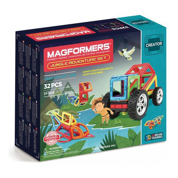

Конструктор магнитный Magformers Приключения в джунглях, 32 эл. (703009)