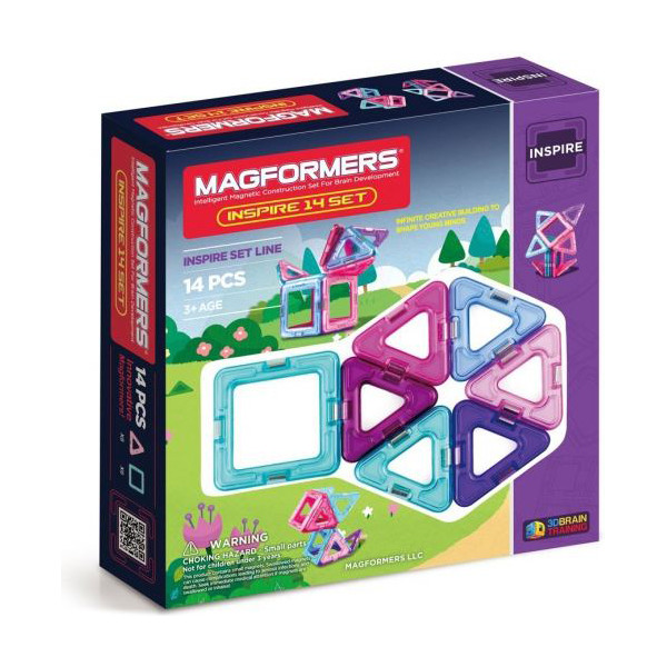 

Конструктор магнитный Magformers Набор Вдохновение, 14 эл. (704001)