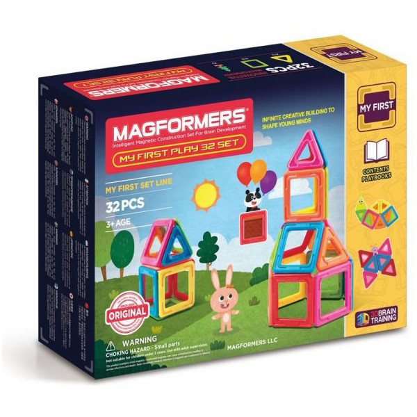 

Конструктор магнитный Magformers Мой первый набор, 32 эл. (702011)