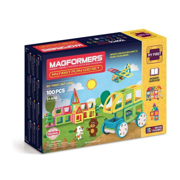 

Конструктор магнитный Magformers Мой первый набор, 100 эл. (702012)