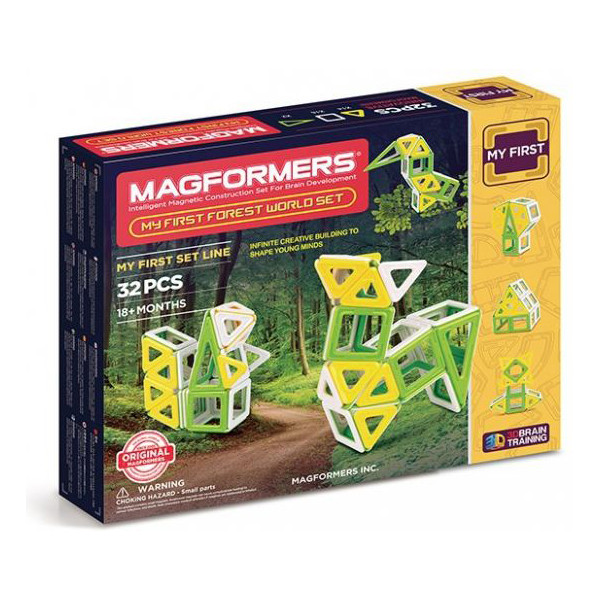 

Конструктор магнитный Magformers Мое первое путешествие в лесные края, 32 эл. (702009)