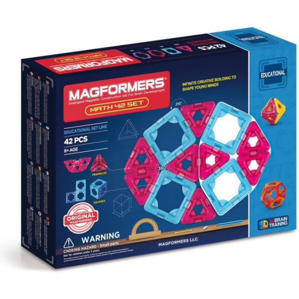 

Конструктор магнитный Magformers Математический набор, 42 эл. (711005)