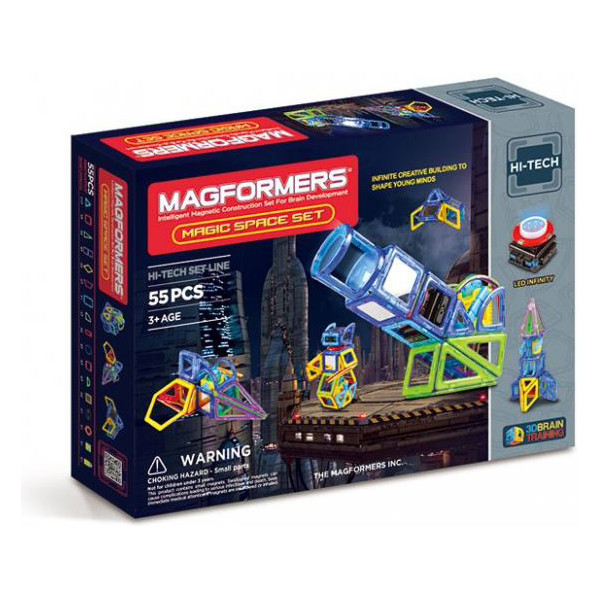 

Конструктор магнитный Magformers Магия космоса, 55 эл. (709005)