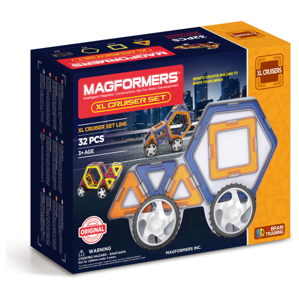 

Конструктор магнитный Magformers Крейсер XL, 32 элемента (706001)