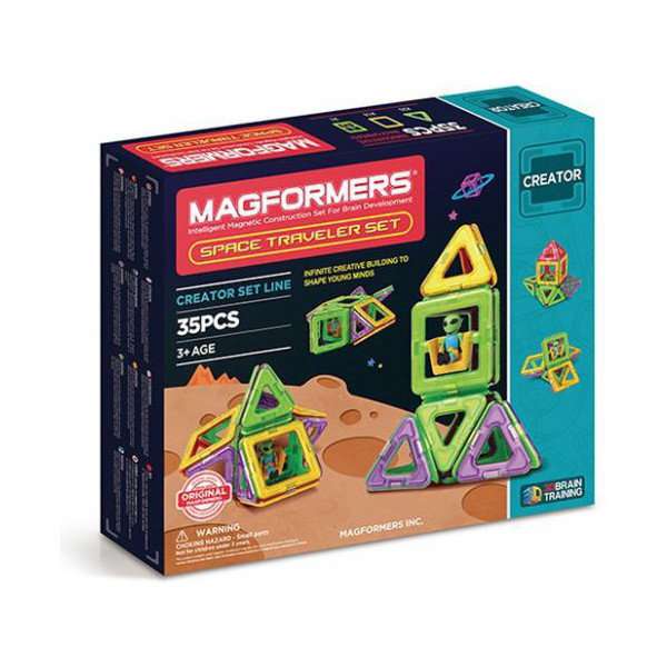 

Конструктор магнитный Magformers Космические путешествия, 35 эл.(703007)