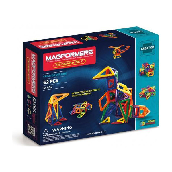 

Конструктор магнитный Magformers Дизайнер, 62 эл. (703002)
