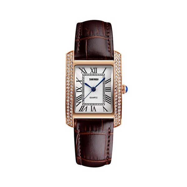

Женские наручные часы (1281 Brown-Gold) Skmei 29x29 мм Золотой