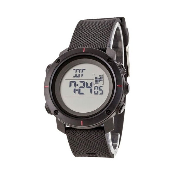 

Мужские наручные часы (1212 Black-Red Small) Skmei 45 мм Черный