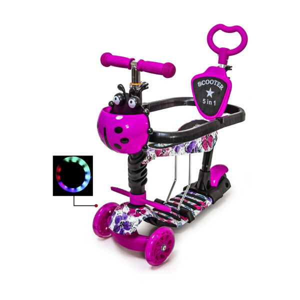 

Самокат Scooter "Божья коровка" 5в1 Scale Sports Разноцветный