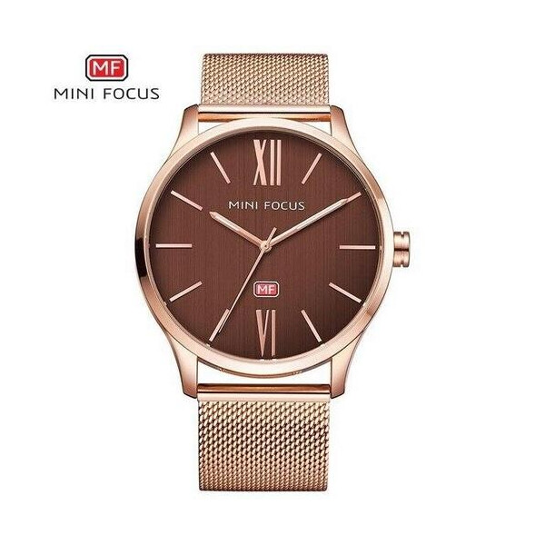 

Мужские наручные часы (MF0018G.02 Cuprum-Brown) Mini Focus 43 мм Бронзовый