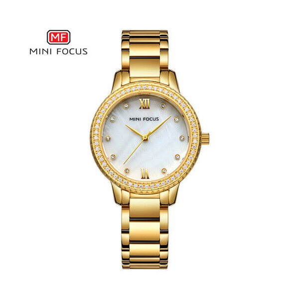 

Женские наручные часы (MF0226L.03 Gold-White Diamonds) Mini Focus 32 мм Золотой