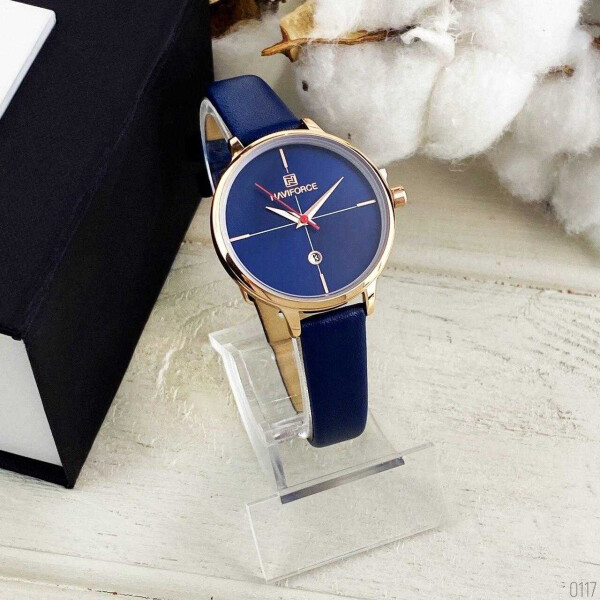 

Женские наручные часы (NF5006 Blue-Cuprum) Naviforce 32 мм Синий