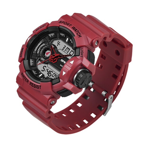 

Мужские наручные часы (599 Red-Black) Sanda 51 мм Красный