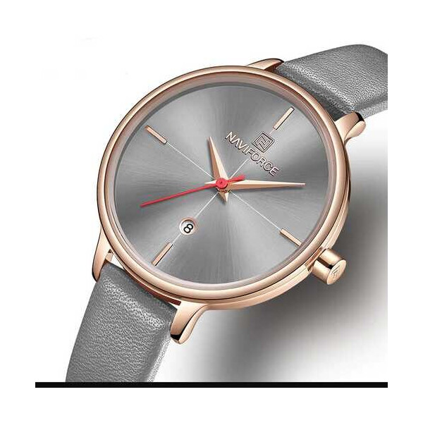 

Женские наручные часы (NF5006 Gray-Cuprum) Naviforce 32 мм Серый