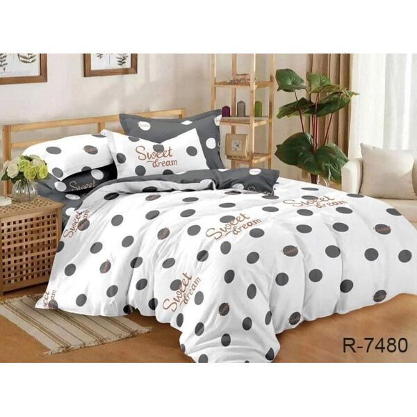 

Постельное белье (750) ТМ TAG 150x215 см Бело-серый