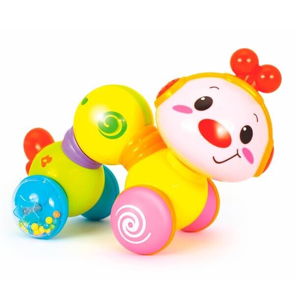 

Игрушка Музыкальная гусеничка Hola Toys 11х21х14 см Разноцветный