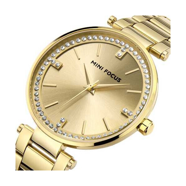 

Женские наручные часы (MF0031L.01 All Gold) Mini Focus 37 мм Золотой