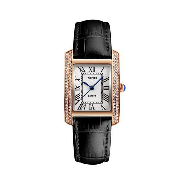 

Женские наручные часы (1281 Black-Gold) Skmei 29x29 мм Золтой