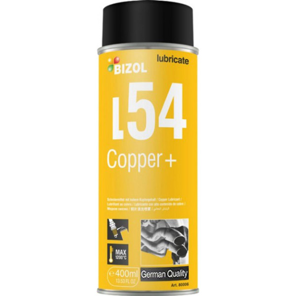 

Медная смазка bizol copper + l54 0,4 ​​л
