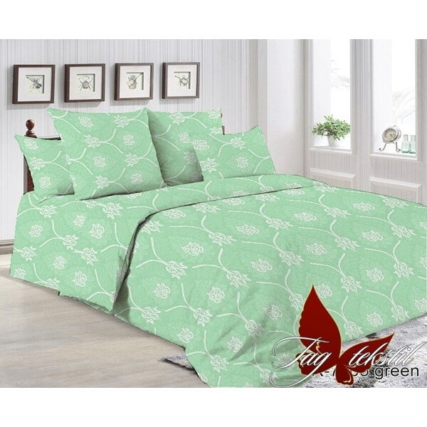 

Постельное белье (R7005 green) ТМ TAG 180х220 см