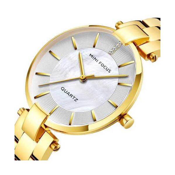 

Женские наручные часы (MF0224L.02 Gold-White) Mini Focus 34 мм Золотой