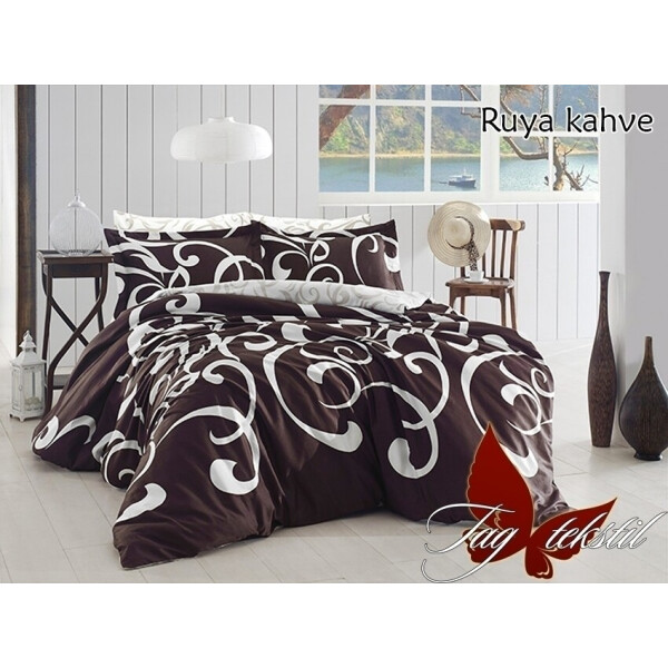 

Постельное белье (Ruya kahve) ТМ TAG 150х215 см (2шт)