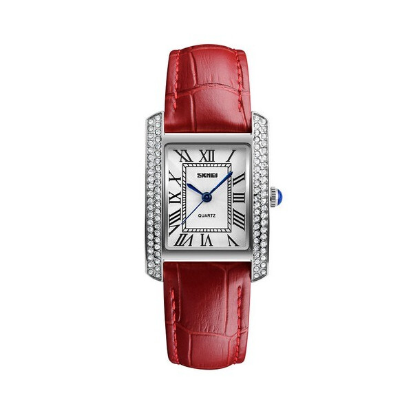 

Женские наручные часы (1281 Orange-Silver) Skmei 29x29 мм Серебряный