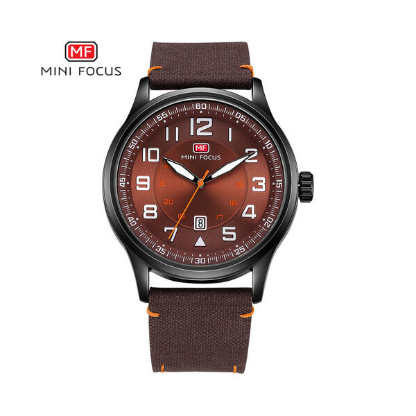 

Мужские наручные часы (MF0166G.03 Brown-Black) Mini Focus 45 мм Коричневый