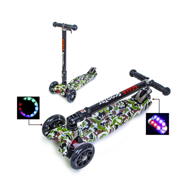 

Детский самокат Scale Sports 60 кг Милитари