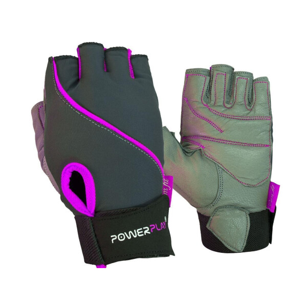 

Перчатки для фитнеса (PP-1725A) PowerPlay S Серо-фиолетовый