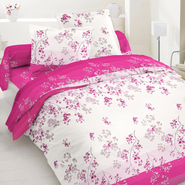 

Комплект постельного белья (10060) Time Textile 150x220 см Розовый