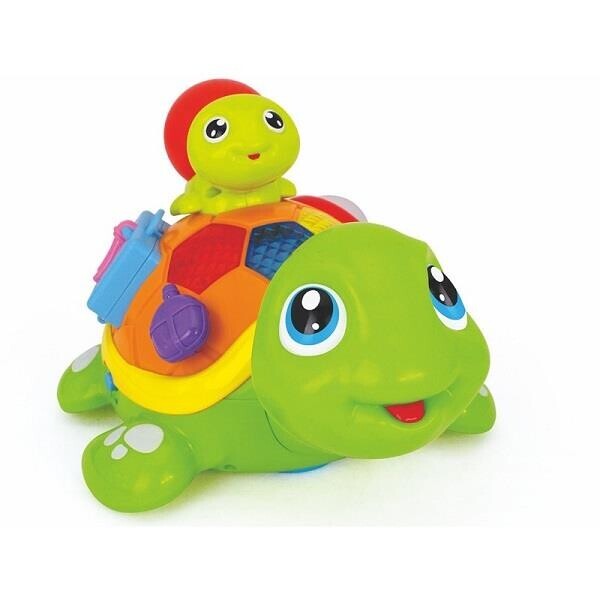

Игрушка Черепашки Hola Toys 18х23,5х13 см Зеленый, разноцветный