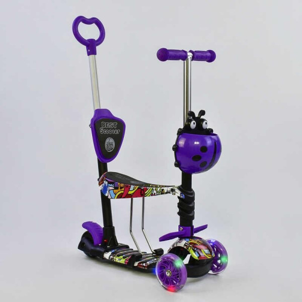 

Самокат детский 5в1 Best Scooter, Светящиеся колеса 74062