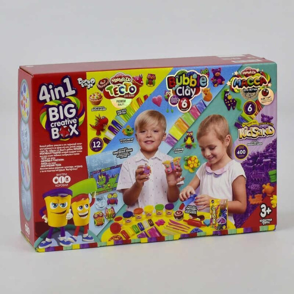 

Набор для творчества 4 в 1 Big creative box BCRB-01-01 рус. (8) ДАНКО ТОЙС, (Украина)