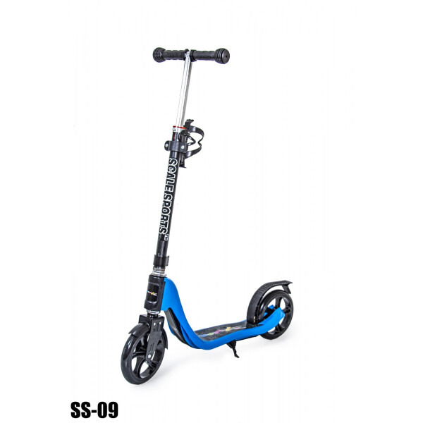 

Детский двухколесный самокат Scale Sports SS-09 с ножным задним тормозом, Blue