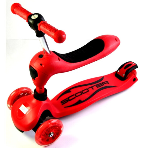 

Детский самокат-трансформер Scale Sports 2 в 1 Red