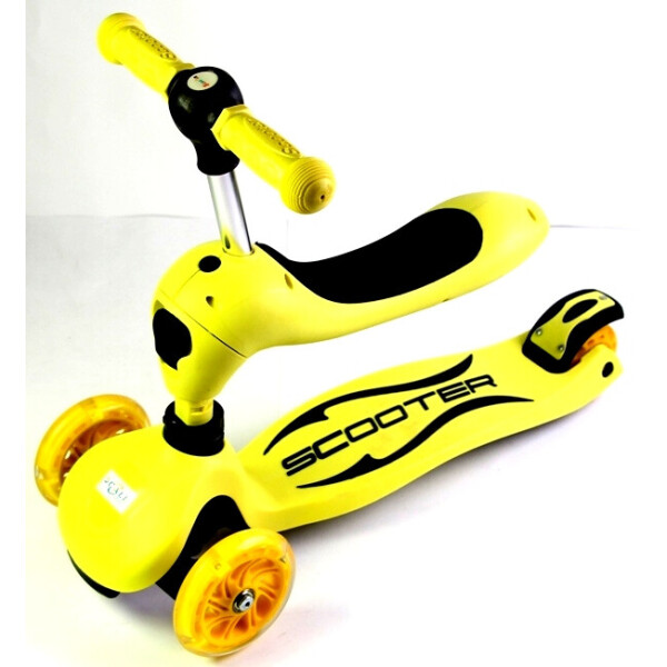 

Детский самокат-трансформер Scale Sports 2 в 1 Yellow