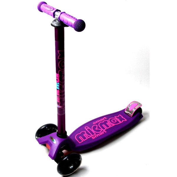 

Детский трехколесный самокат Scooter Maxi Micro Deluxe со светящимися колесами, Violet